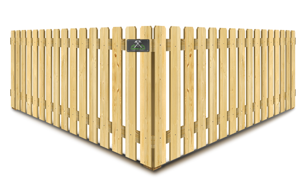 Dog Ear Style Wood Fencing in North Richland Hills, Texas