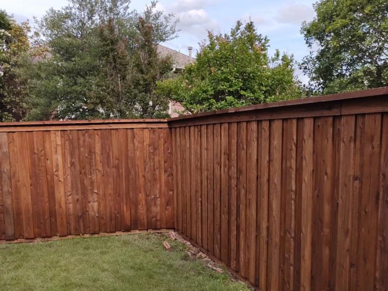 White Settlement, TX cap and trim style wood fence